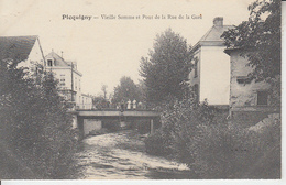 PICQUIGNY   ( Somme )  - Vieille Somme Et Pont De La  Rue De La Gare   PRIX FIXE - Picquigny