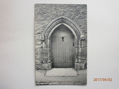 Postcard Lacock Fourteenth Century Doorway Nr Chippenham Wiltshire By Hunt Of Lacock  My Ref B11034 - Other & Unclassified