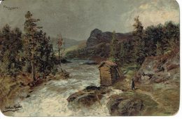 Norge Norvege Noorwegen  Fra Valders  Peinture De Marten  Eneret J.f. - Norwegen