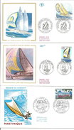 FDC Lot De 3  - Voiliers - Unclassified