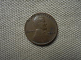 Ancien - Pièce De 1 Cent United States Of America 1944 D - 1909-1958: Lincoln, Wheat Ears Reverse