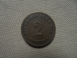 Ancien - Pièce De 2 Pfennig Deutsches Reich 1912 - 2 Pfennig