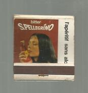 G-I-E , Tabac , Boites , Pochette D'ALLUMETTES , Publicité , 2 Scans , Bitter S. PELLEGRINO , Apéritif - Matchboxes