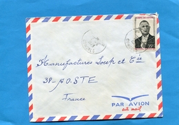 MARCOPHILIE-COMORES -lettre-cad 1973MUTSAMUDU - Stamps N°78 De GAULLE - Covers & Documents