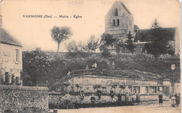 Delcampe - ¤¤  -  VAUMOISE   -  Mairie  -  Eglise   -  ¤¤ - Vaumoise