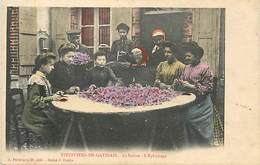 Delcampe - PIE-F-V-17-1376 : PITHIVIERS LE SAFRAN. EPLUCHAGE. CARTE COLORISEE - Pithiviers