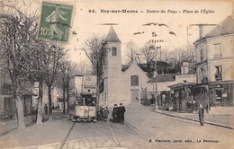 94-BRY-SUR-MARNE- ENTREE DU PAYS, PLACE DE L'EGLISE - Bry Sur Marne