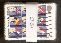 Great Britain 1979 SG 1083 9p European Assembly X 100 All Sound Used Copies - Lots & Kiloware (mixtures) - Max. 999 Stamps