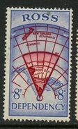 Ross Dependency 1957 8p  Map Issue #L3  MNH - Nuovi