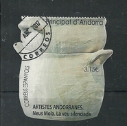 ANDORRA 2017 - Artistes Andorranes - NEUS MOLA - Used Stamps