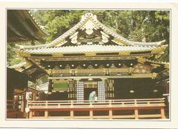 V500 Giappone Japan - Tosho Gu - Nikko - Santuario Principale - Cartolina Con Legenda Descrittiva - Asie