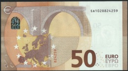 50 EURO ITALIA  SA  S003 A5  - DRAGHI   UNC - 50 Euro