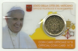 2017 - Vaticano - Coin Card N. 8^ - Vatican