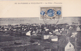 Cpa-st Pierre & Miquelon--la Ville-panorama-n°50 - Saint-Pierre-et-Miquelon