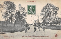 94-CHENNEVIERES- LE JEU DE PAUME , PROMENADE A BYCYCLETTE - Chennevieres Sur Marne