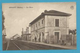 CPA Chemin De Fer La Gare GRIGNY 69 - Grigny