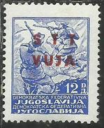 TRIESTE B 1949 FRANCOBOLLI SOPRASTAMPATI DI YUGOSLAVIA JUGOSLAVIA OVERPRINTED 12 D MNH - Ongebruikt