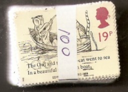 Great Britain 1988 SG 1405 Edward Lear X 100 All Sound Used Copies - Lots & Kiloware (mixtures) - Max. 999 Stamps