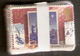 Great Britain 1988 SG 1415 19p Christmas  X 100 All Sound Used Copies - Lots & Kiloware (mixtures) - Max. 999 Stamps