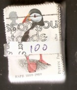 Great Britain 1989 SG 1419  19p Puffin  X 100 All Sound Used Copies - Lots & Kiloware (mixtures) - Max. 999 Stamps