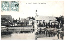 78 - VELIZY -- Eglise Et Place De L'Eglise - Velizy