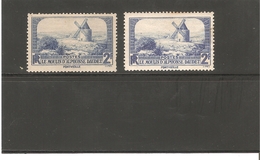 FRANCE  VARIETES DE COULEUR( FOND BLANC] DU N° 311 NEUF*  DE  1936 - Lettres & Documents