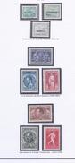 BELGIQUE 1946 BATEAUX DAMIEN VANDEVELDE 726 A 733  MNH 725 OBLIT - Unused Stamps