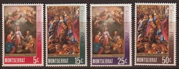 Montserrat 1968 Christmas, Mint No Hinge, Sc# 208-211, Mi 207-210 - Montserrat