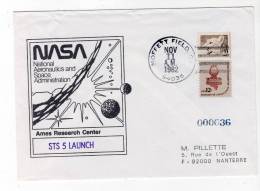 LETTRE - ESPACE - USA - STS 5       Moffett  11/11/1982 - United States