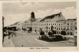 AK WIEN: Kaiser Josef Platz - Karte Gel. - Vienna Center