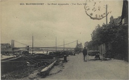 963 - MAURECOURT - Le Pont Suspendu - Photo. Desaix - Maurecourt