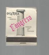 G-I-E , Tabac , Boites , Pochette D'ALLUMETTES , Publicité , 2 Scans , Espagne , Cafetaria Congreso , SANTANDER - Scatole Di Fiammiferi