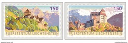 Liechtenstein 2017 Cept - Castles Of Liechtenstein Mountains MNH ** - Unused Stamps