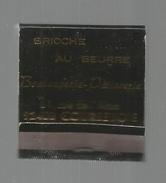 G-I-E , Tabac , Boites , Pochette D'ALLUMETTES , 2 Scans ,  Publicité, Boulangerie BRIOCHE AU BEURRE , 92 , COURBEVOIE - Boites D'allumettes