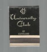 G-I-E , Tabac , Boites , Pochette D'ALLUMETTES, Publicité, 2 Scans , Etats Unis , University Club Of CLEVELAND - Scatole Di Fiammiferi