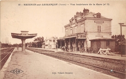 89-BRIENON-SUR-ARMANCON- VUE INTERIEURE DE LA GARE - Brienon Sur Armancon