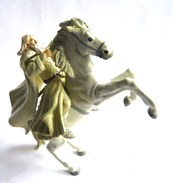 FIGURINE SEIGNEUR DES ANNEAUX GANDALF LE BLANC On HORSEBACK PLAY ALONG 2003 Incomplet - Le Seigneur Des Anneaux