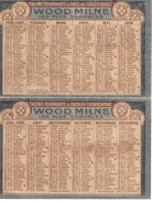 1925 "Talons Tournants Et Fixes WOOD MILNE " - Petit Format : 1921-40