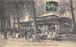 89-AUXERRE- CHALET DES SPORTS, LA TERRASSE - Auxerre