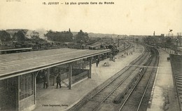 CPA (91) JUVISY    La Plus Grande Gare Du Monde   (b Bur) - Juvisy-sur-Orge