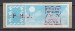 FRANCE Vignettes D'affranchissement PNU 1,70 Neuf - 1985 « Carrier » Paper