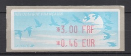 FRANCE Vignettes D'affranchissement 0,46€ - 3F  Neuf - 1990 Type « Oiseaux De Jubert »