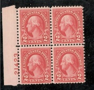 UnitedStates1923:Scott554(3mnh**,1mh*)Michel263 - Números De Placas