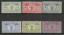 NOUVELLE HEBRIDES 1911-1912 - INDIGENOUS IDOL - LOT OF 6 DIFFERENT - MNH NEUF MINT NUEVO AND MH LIGHTLY MINT HINGED - Nuevos