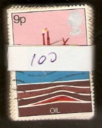 Great Britain 1978 SG 1050 9p North Sea Oil X 100 All Sound Used Copies - Lots & Kiloware (mixtures) - Max. 999 Stamps