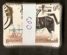 Great Britain 1978 SG 1063 9p Shire Horse X 100 All Sound Used Copies - Lots & Kiloware (mixtures) - Max. 999 Stamps