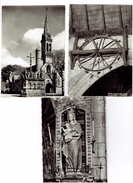 Lot 3 Cpm - 29 - Notre-Dame De CONFORT - ROUE CARILLON - Calvaire église - - Confort-Meilars