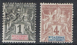 NOUVELLE-CALEDONIE N°41 Et 43 - Gebruikt