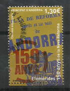 Conseil De La Terre. (150 Anys De La Nova Reforma), Un Timbre Oblitéré, 1 ère Qualité, 2016 . Haute Faciale - Used Stamps