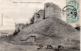 36....INDRE...CLUIS...RUINES DU CHATEAU DE CLUIS DESSOUS - Autres & Non Classés